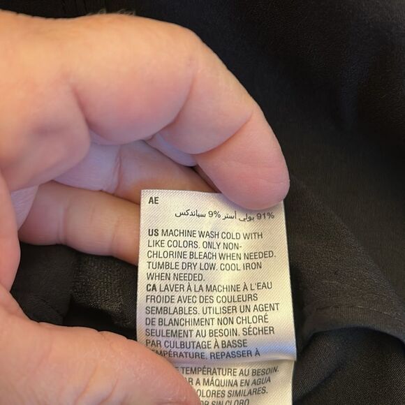 Alfani deep black button front blazer Size SP New - Picture 11 of 11